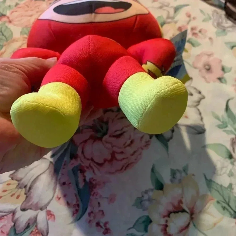 Stuffed Flash Plush Toy With Lightings Bolt On The Front Of Toy